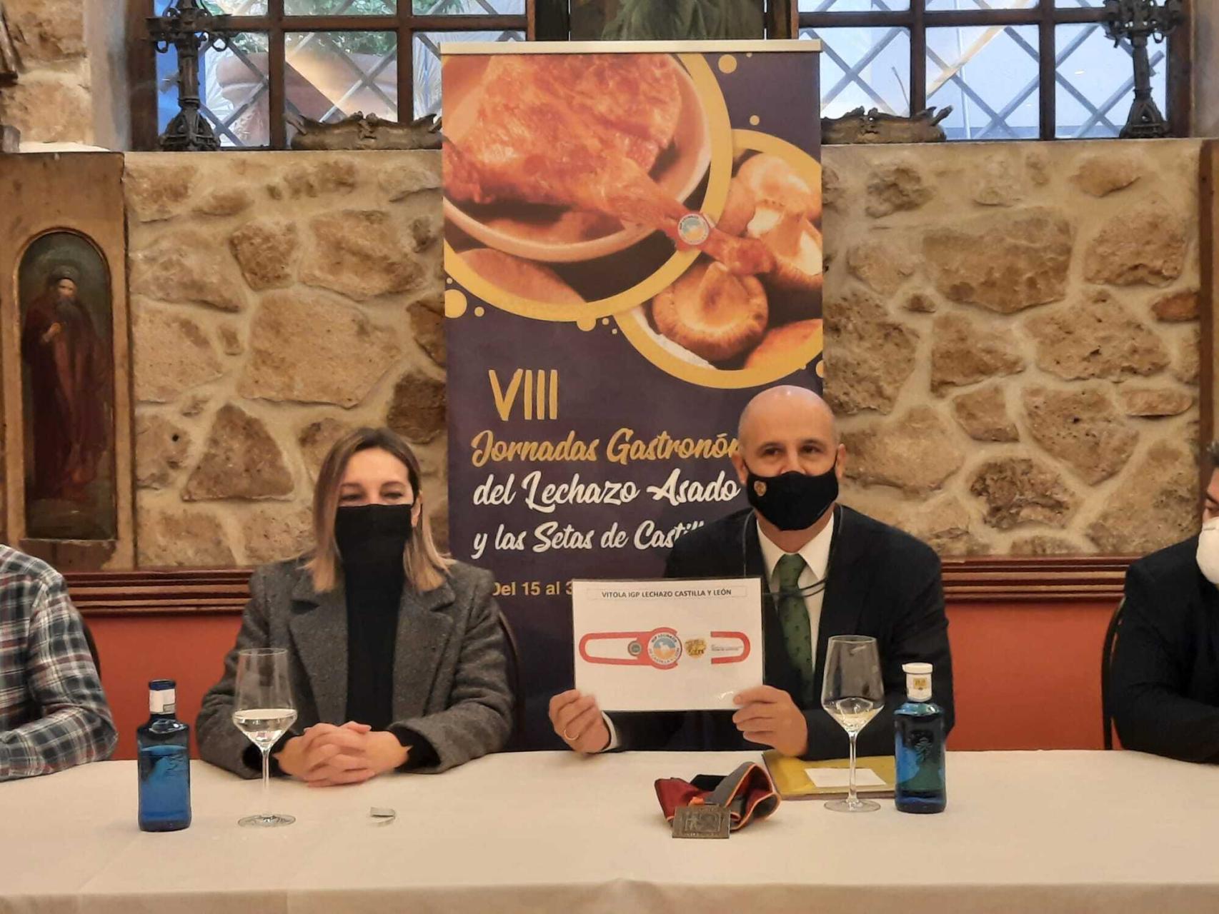 Presentación del acto en la Parrilla de San Lorenzo