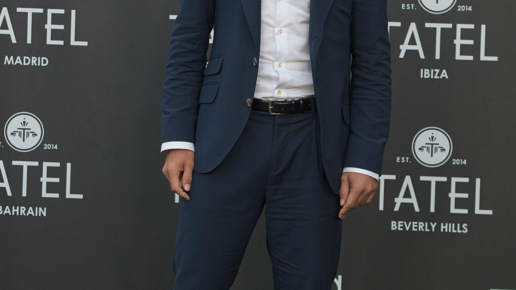 Rafa Nadal posando durante un acto