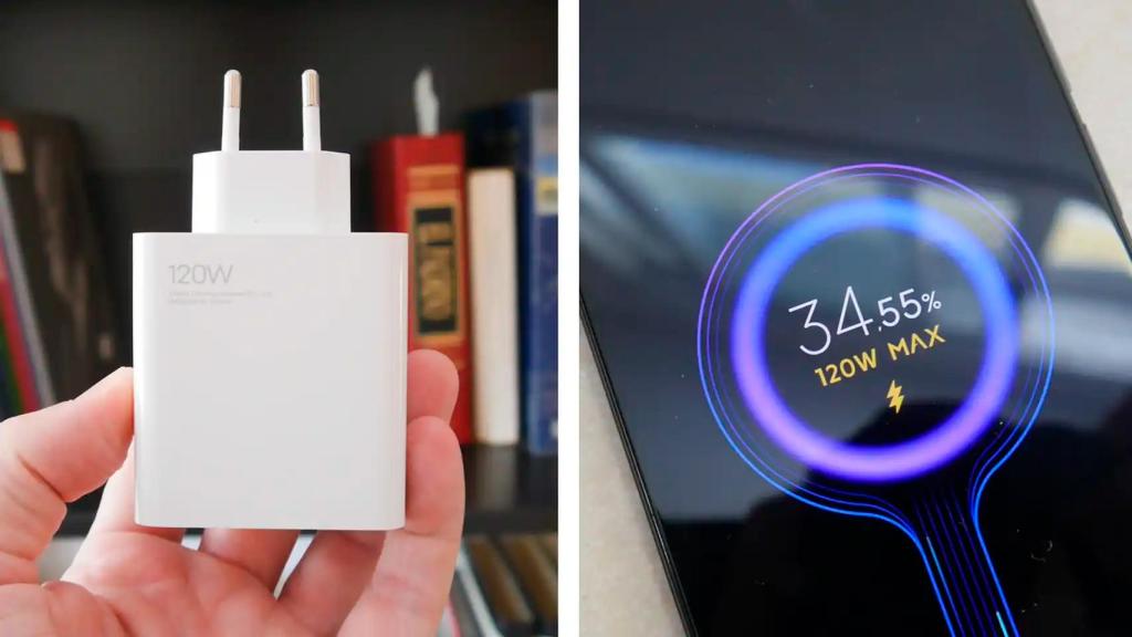 Carga rápida de 120 W