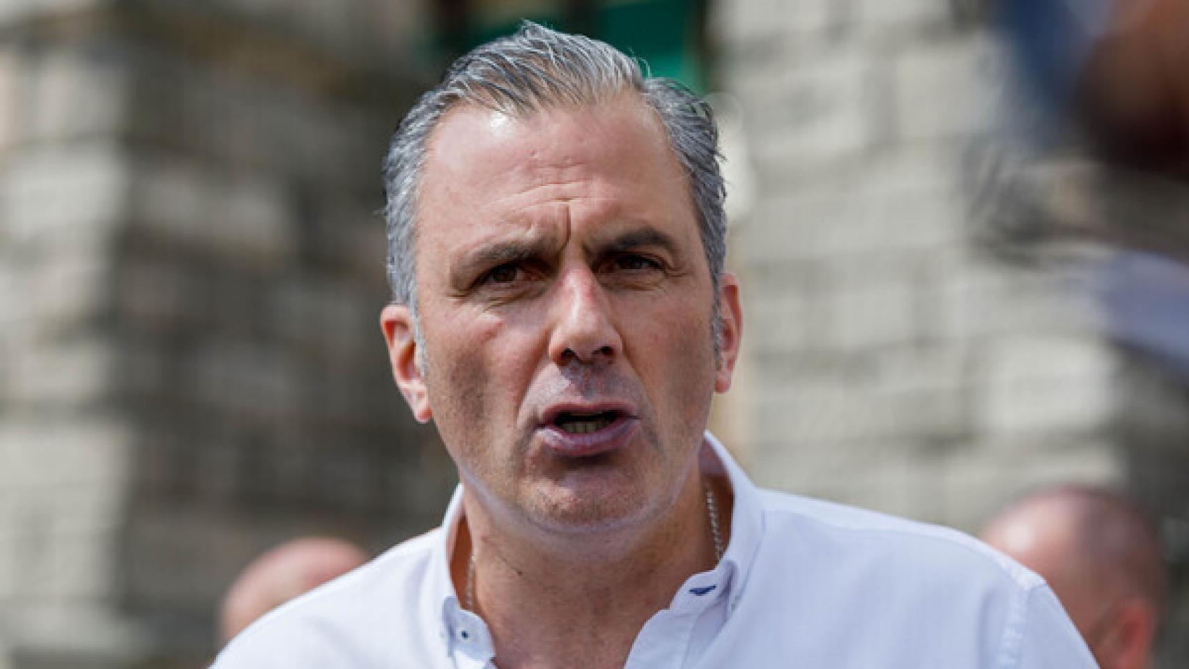 Javier Ortega Smith, en una de sus visitas a Castila y León