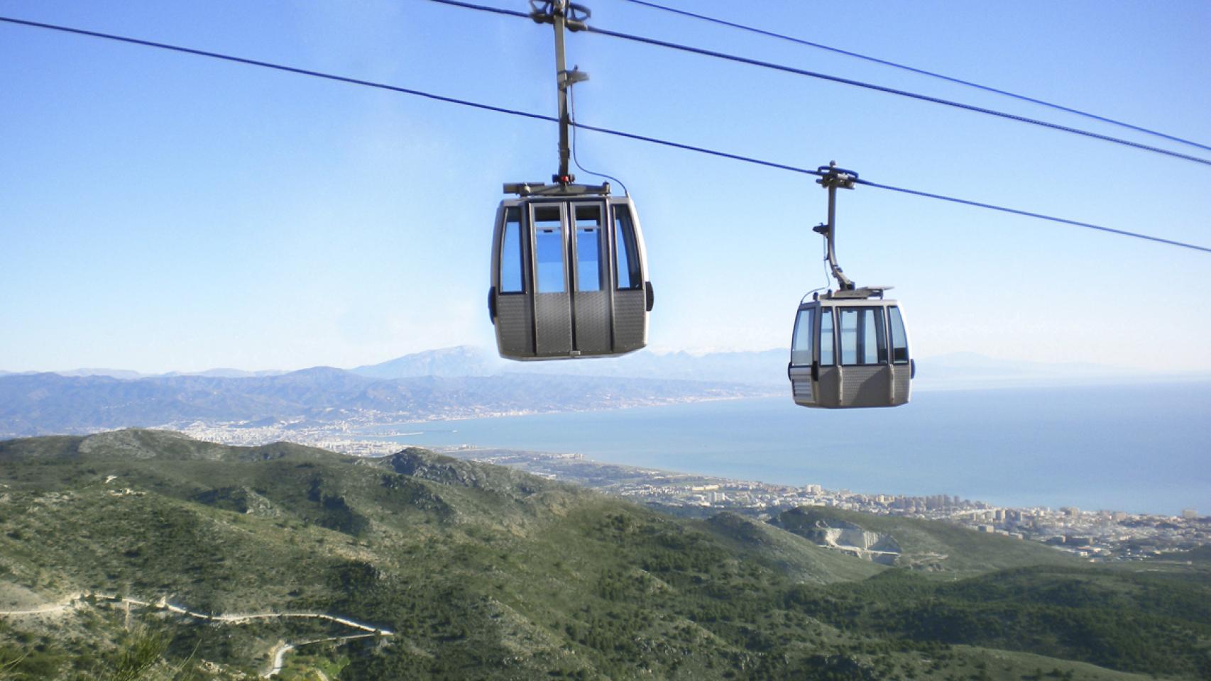 Montar en un teleférico no es algo que se haga cada día.
