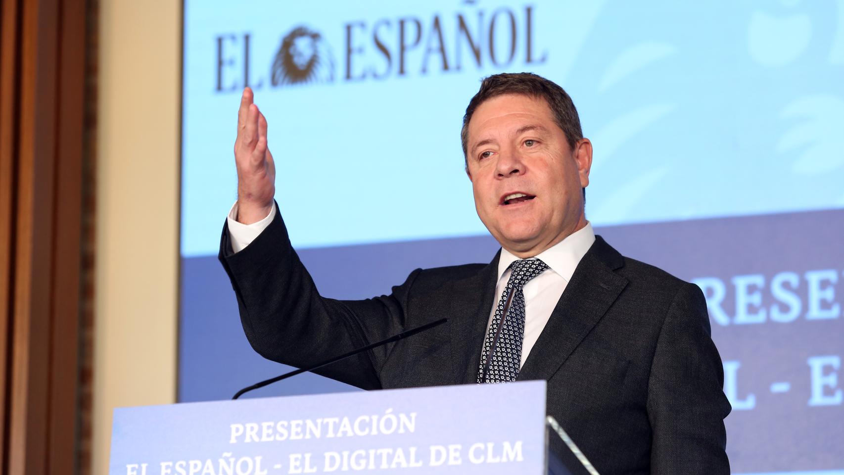 Emiliano García-Page, presidente de Castilla-La Mancha. Foto: Óscar Huertas