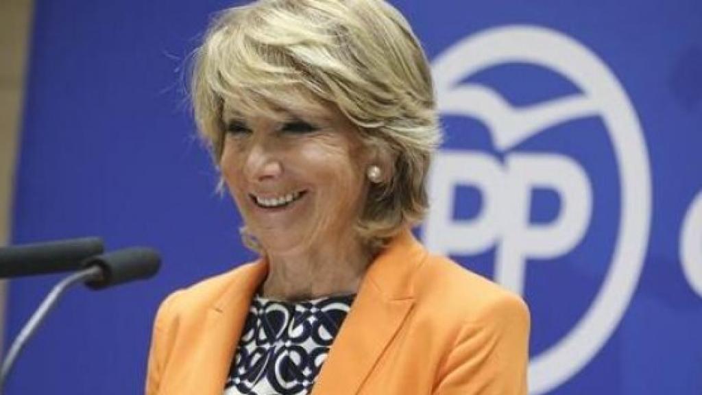 La expresidenta de la Comunidad de Madrid, Esperanza Aguirre, en una imagen de archivo. EP