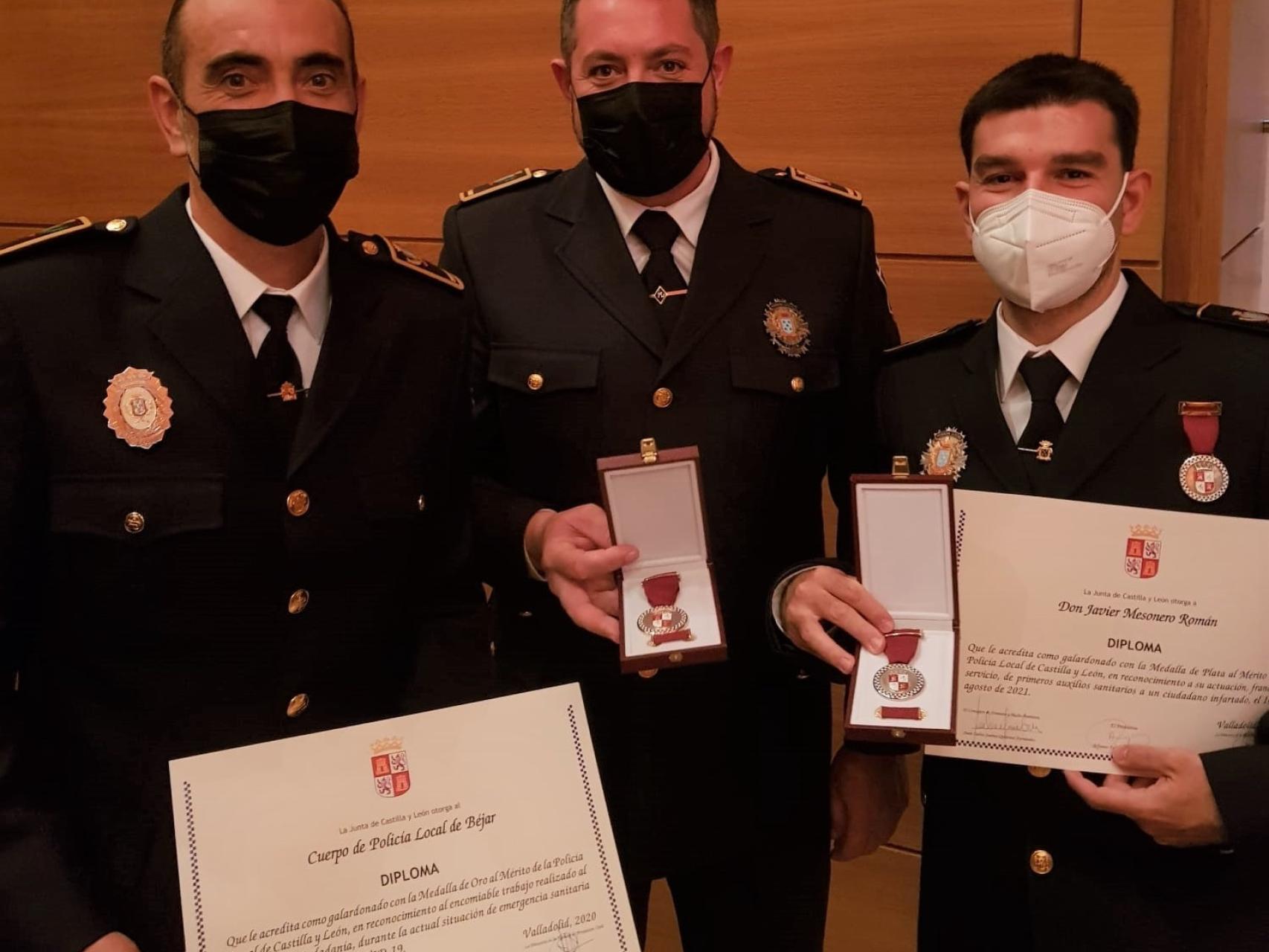 Agentes de la Policía Local de Béjar