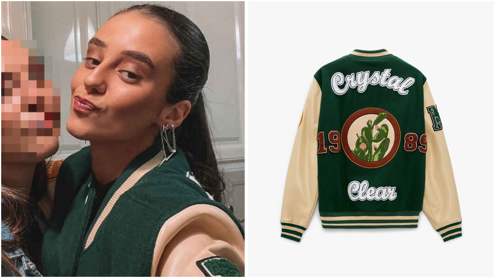 Victoria Federica de Marichalar de Borbón con 'bomber' de Zara.