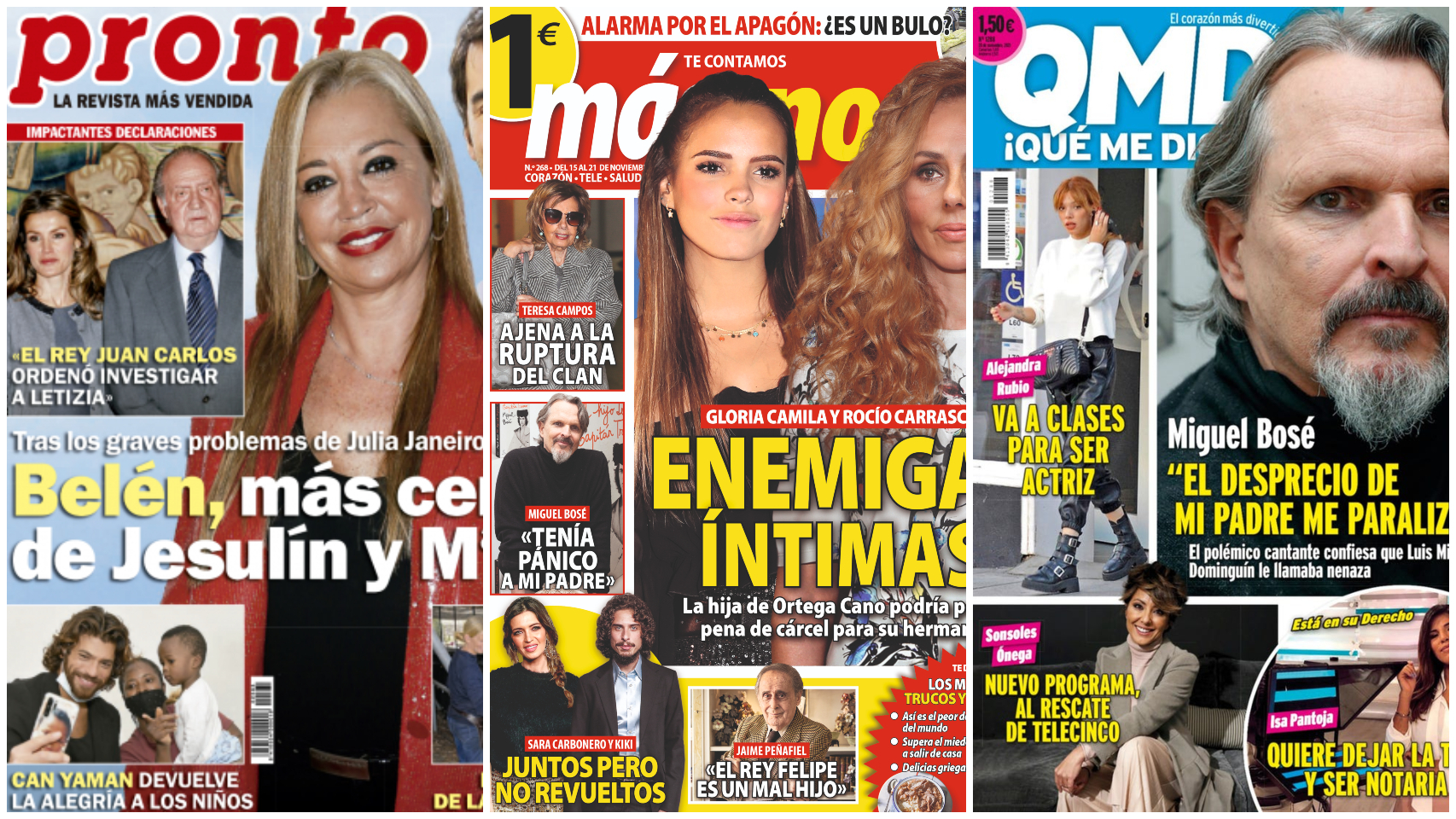 Estas son las revistas de este lunes.