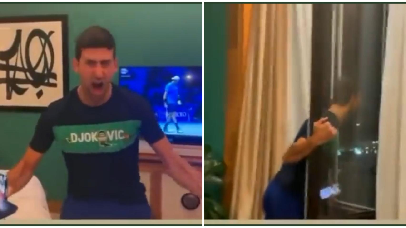 Novak Djokovic se vuelve loco celebrando el pase de Serbia al Mundial de Qatar 2022