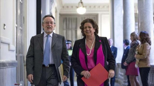 Alfonso Grau y Rita Barberá. EFE