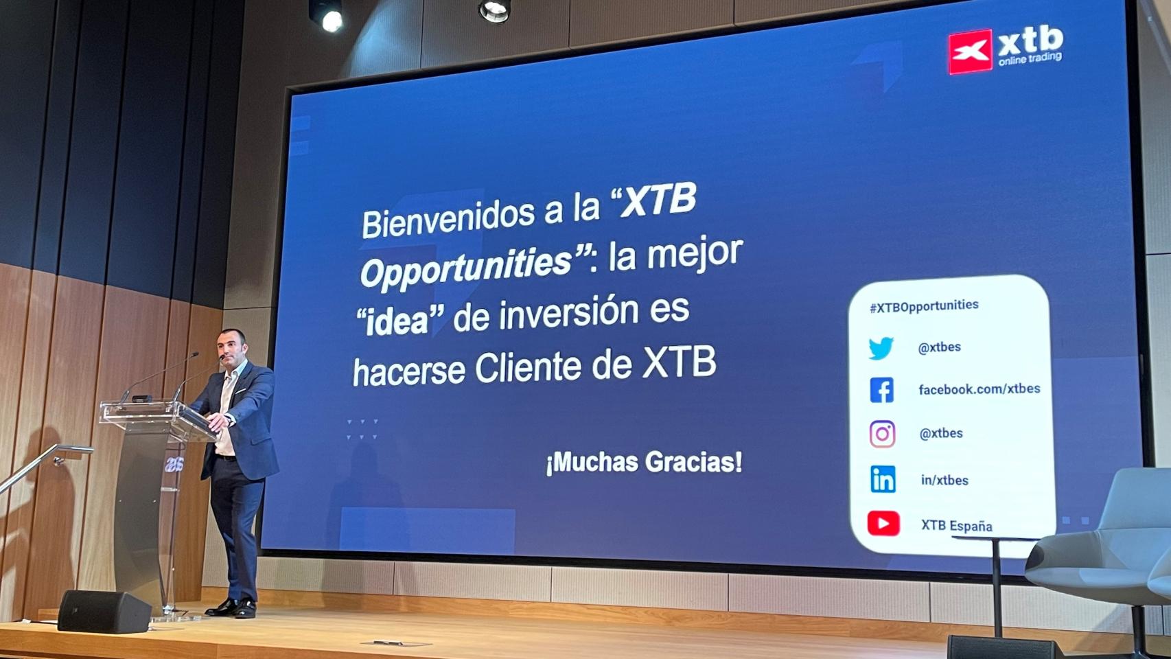 Un momento del foro XTB Opportunities.
