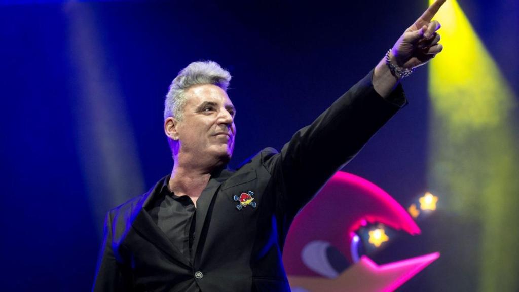 Loquillo, sobre el escenario.