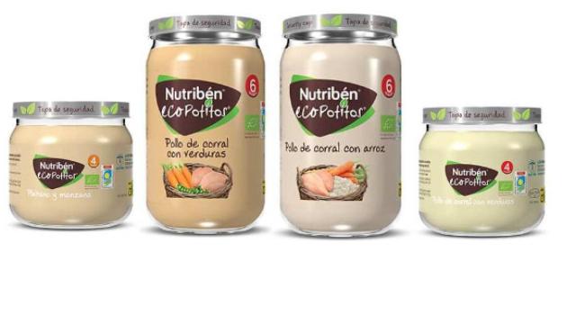 Los nuevos potitos ecológicos Nutribén