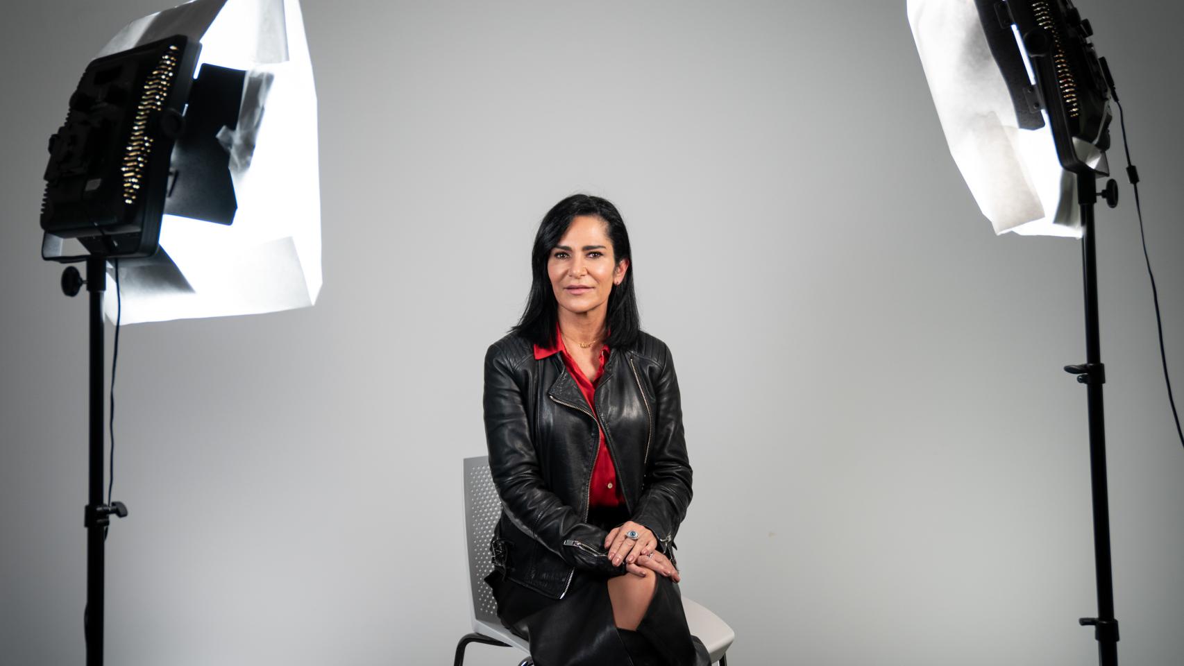 Lydia Cacho en un encuentro con EL ESPAÑOL.