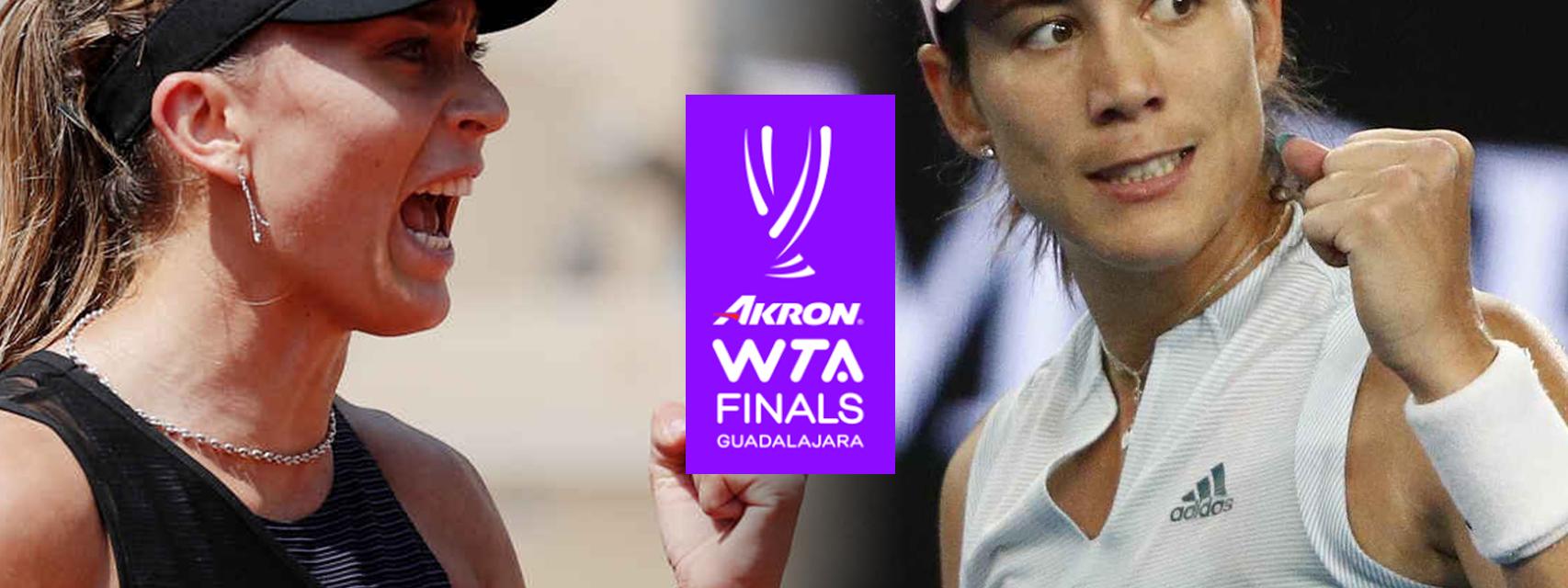 Paula Badosa - Garbiñe Muguruza: siga en directo la semifinal de las WTA Finals