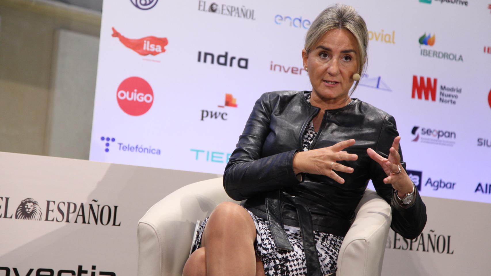 Milagros Tolón, alcaldesa de Toledo, en el II Simposio del Observatorio de la Movilidad y las Ciudades.