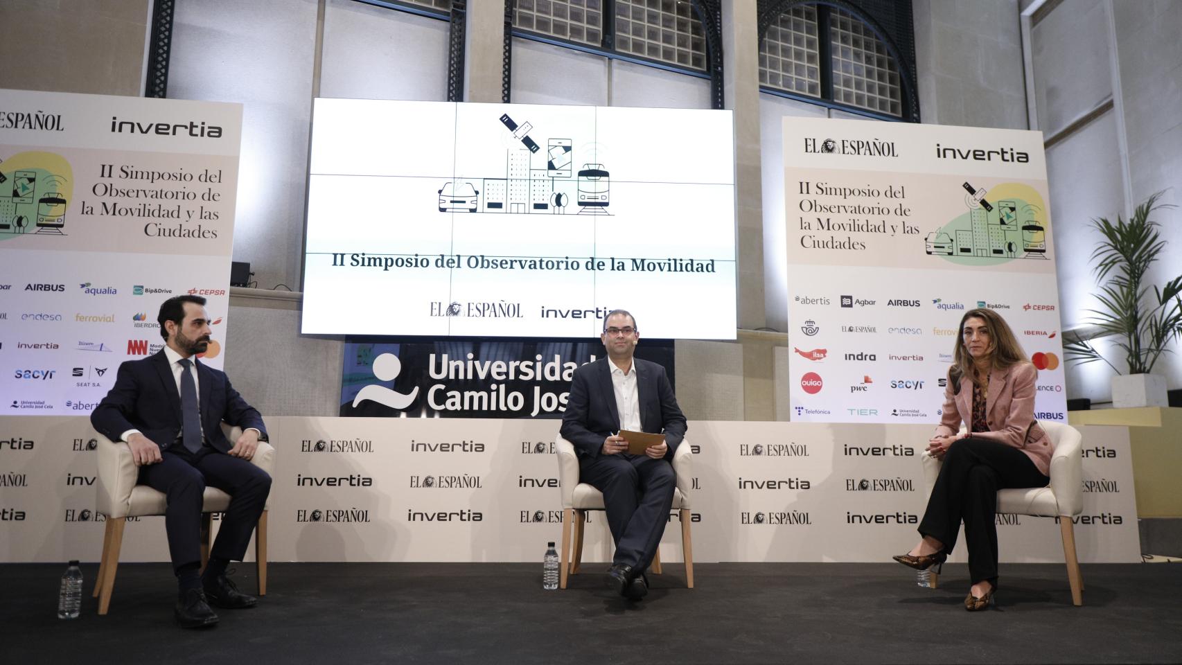 José Luis Gonzalez, jefe de Proyectos de Innovación de Ferrovial y Leticia López Domingo, experta en Innovación y Coche Conectado en Telefónica España