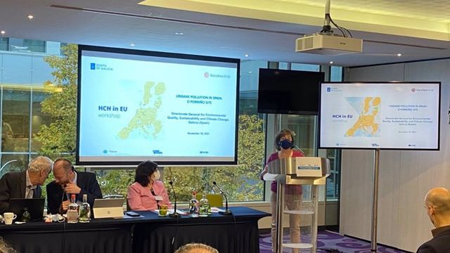 La directora xeral de Calidade Ambiental, Cambio Climático e Sostibilidade, Sagrario Pérez, durante el seminario.