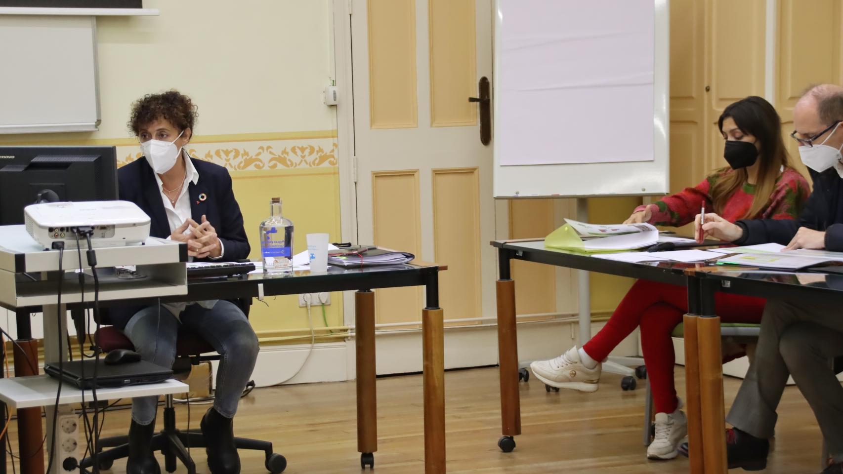 Rafi Romero durante la explicación del presupuesto en Asuntos Sociales para 2022