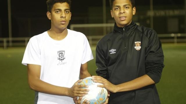 WIllian y Wilson, jugadores cadetes del Ciudad Rodrigo
