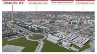 El proyecto de la Ciudad de la Justicia de la Comunidad de Madrid.