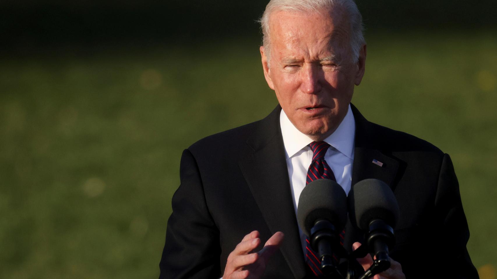El presidente de EEUU, Joe Biden durante una comparecencia en la Casa Blanca.