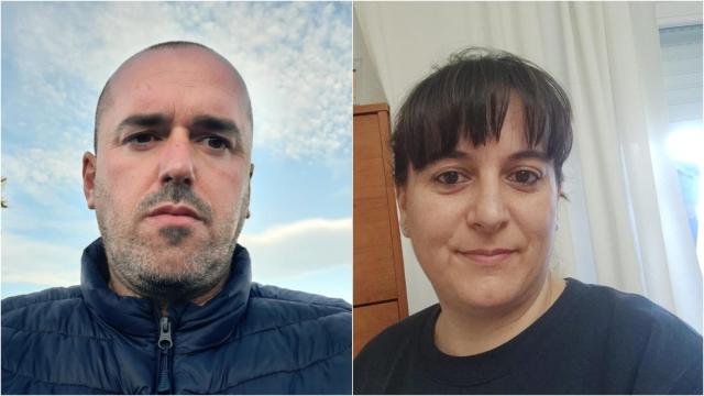 Carlos Sánchez y Gema Gutiérrez, profesores interinos que, actualmente, no podrían optar a una plaza fija.