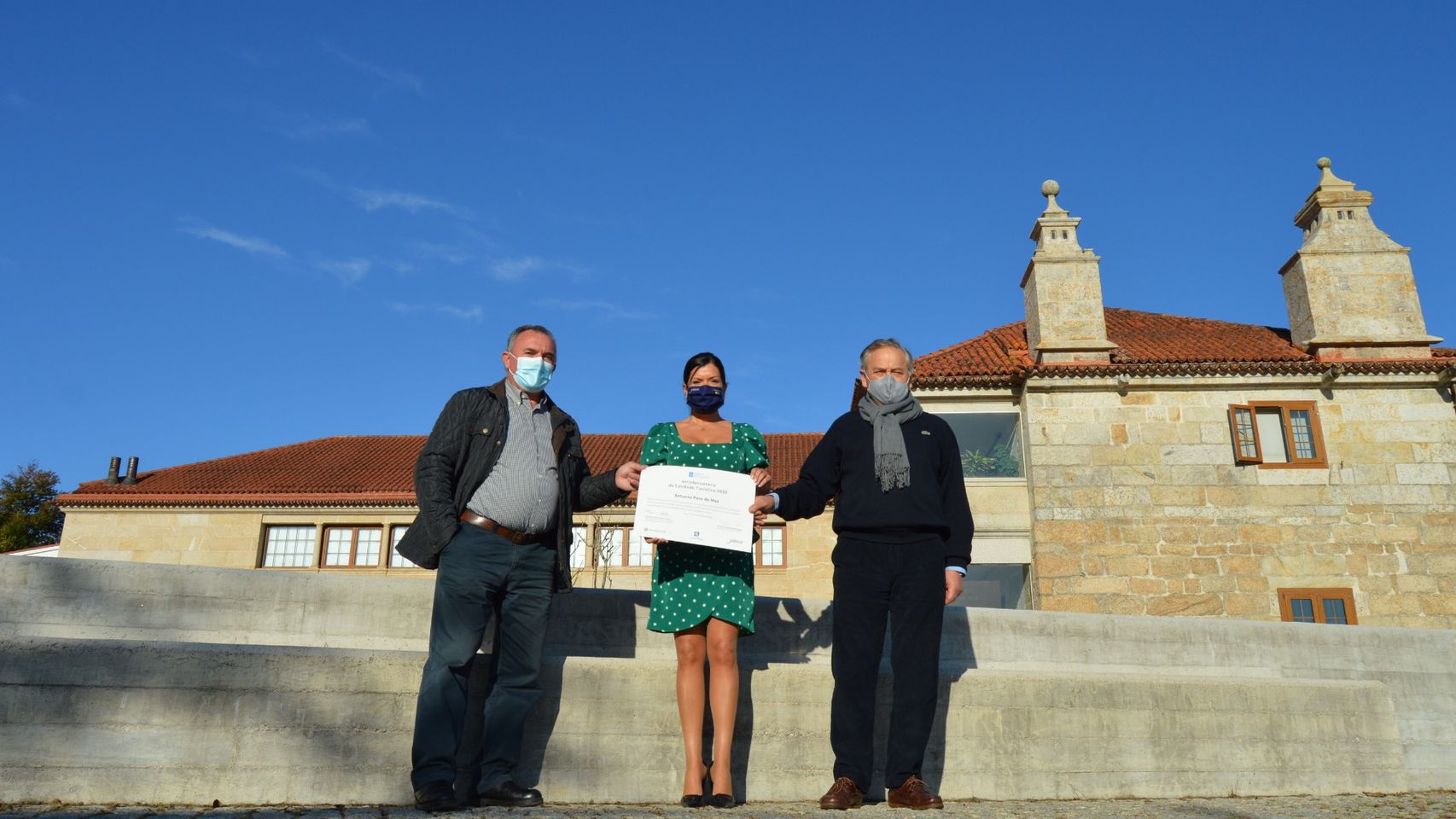 El albergue y el entorno del Pazo de Mos (Pontevedra) reciben el distintivo ‘Q de calidad’