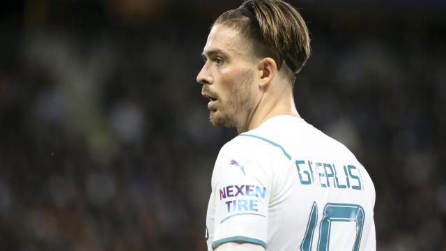 Jack Grealish, durante un partido de la Champions League con el Manchester City