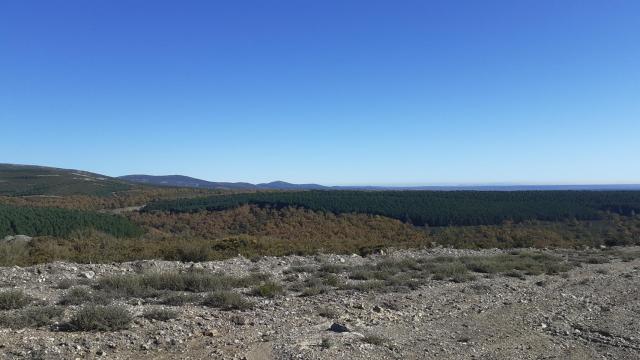 Paisaje entre Muelas  de los Caballeros y Justel, donde se ubicará una de las plantas  solares fotovoltaicas
