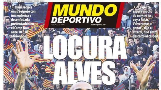 Portada Mundo Deportivo (18/11/21)