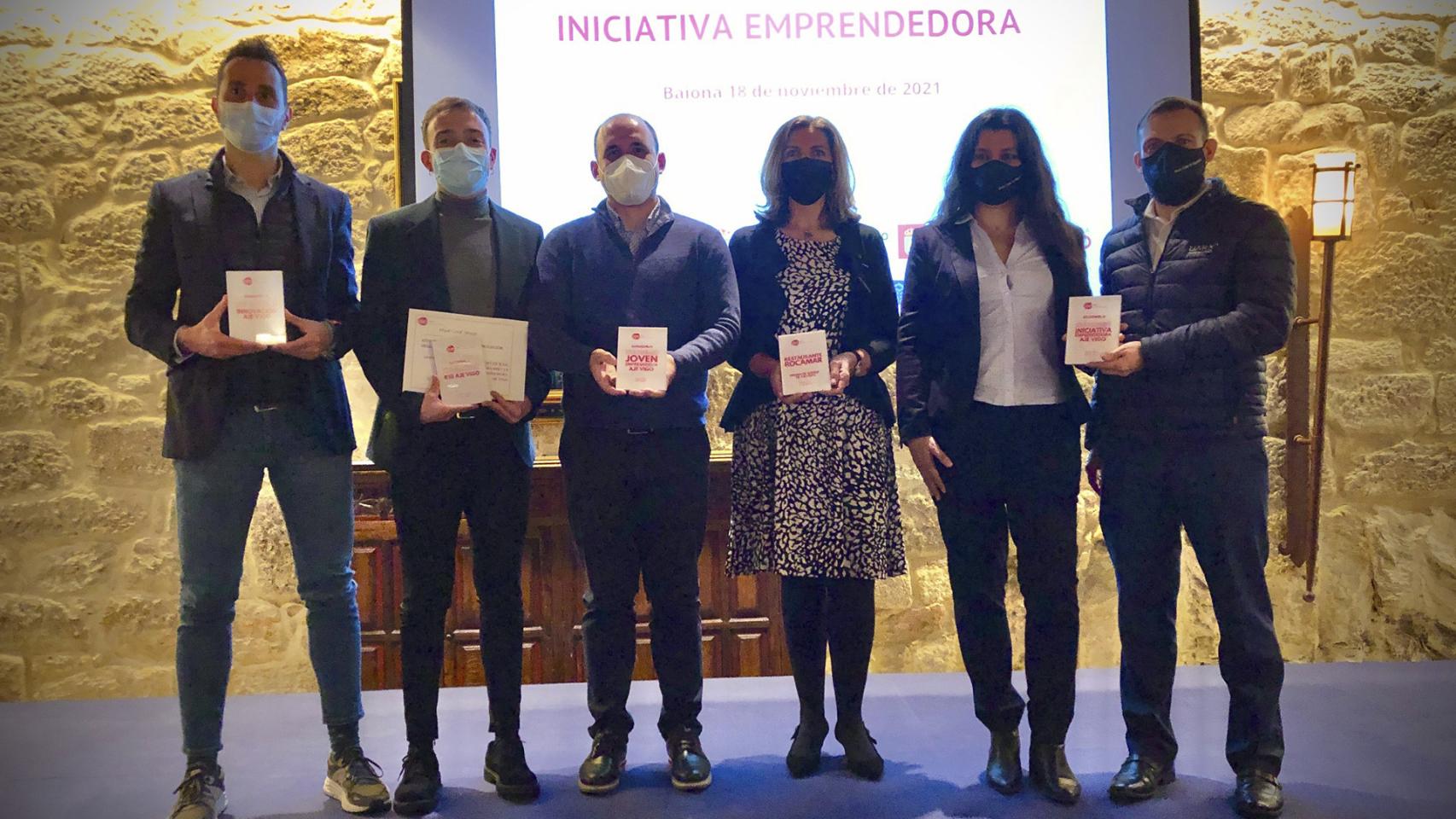 Ganadores de los premios otorgados por AJE Vigo.