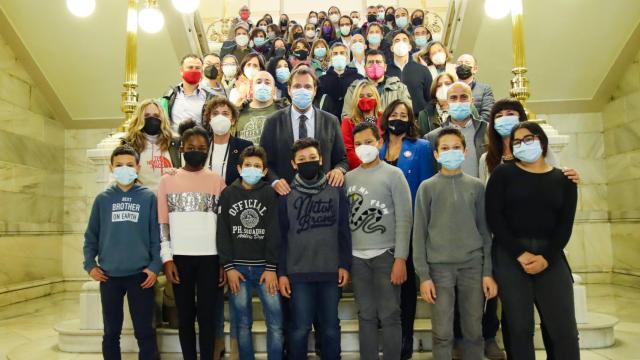 Acto del Día Universal de la Infancia en el Ayuntamiento de Valladolid