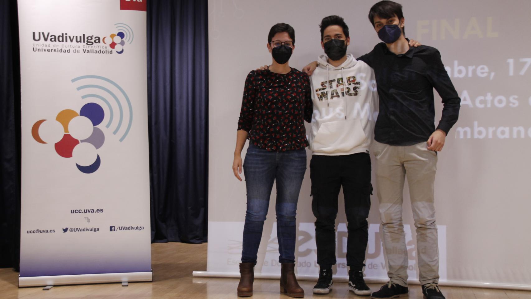Tres de los finalistas del certamen