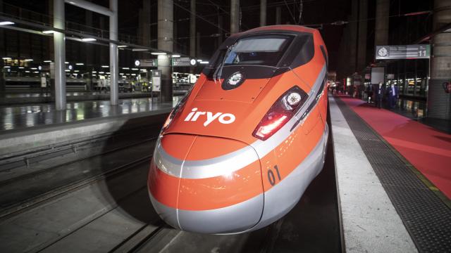 Un tren de iryo.