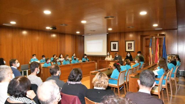 El X Consell dels Xiquets de Xabia, en una imagen de este jueves.