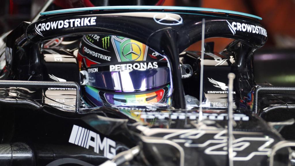 Hamilton y su casco LGBTIQA+ en Qatar