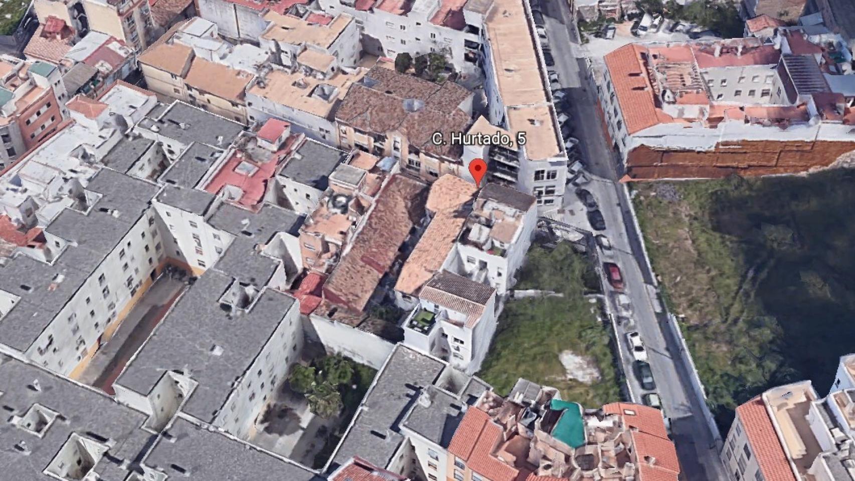 Imagen de la zona donde se localizan los corralones que serán destinados a uso hotelero.