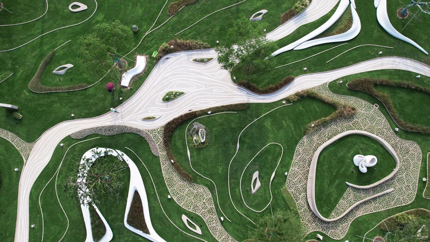 Parque impreso en 3D en China
