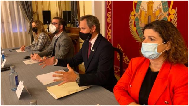 Miñones durante el encuentro de trabajo en Ferrol.
