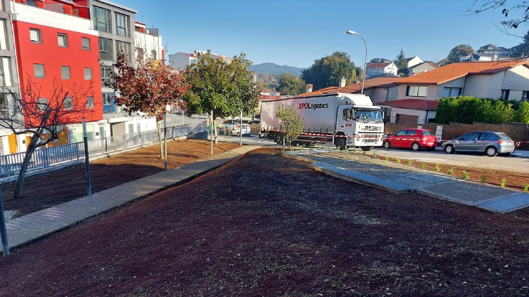 Pontevedra invierte 25.000 euros en mejorar el entorno de San Amaro con mejores zonas verdes