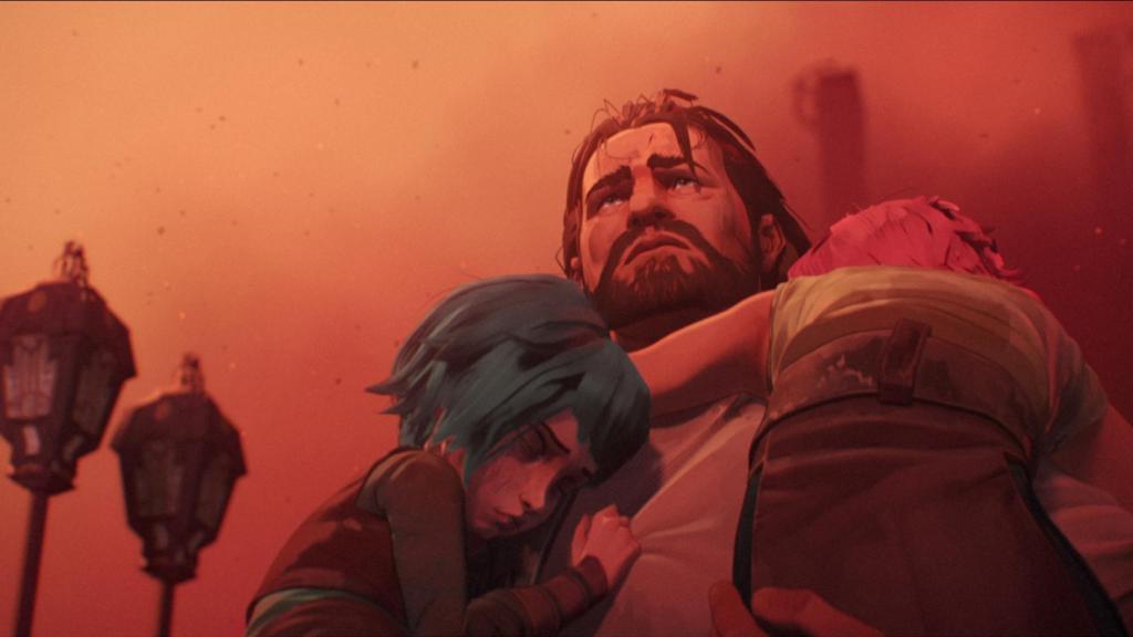 Vander rescató a las dos hermanas al principio de la serie.