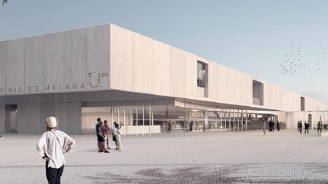 Diseño previsto del nuevo Pabellón de Gobierno de la Universidad de Málaga.