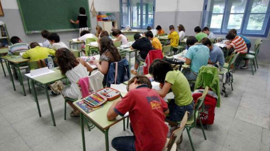 Un aula de un colegio