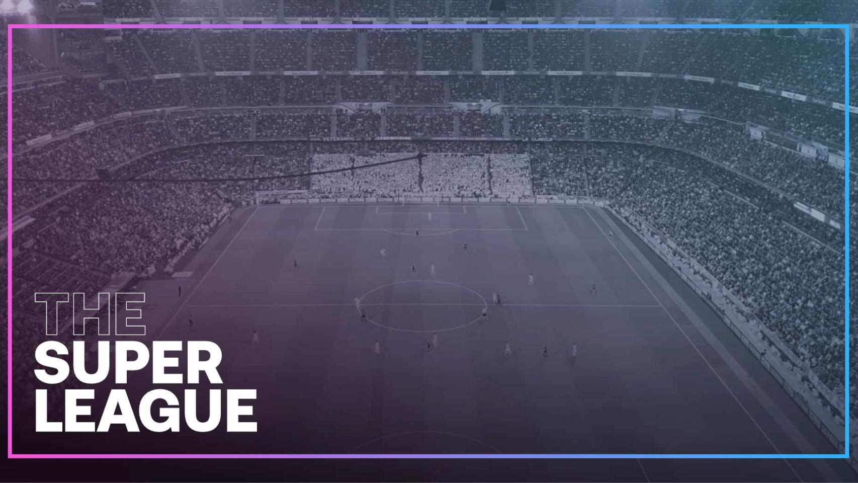 La imagen corporativa de la Superliga Europea de fútbol.