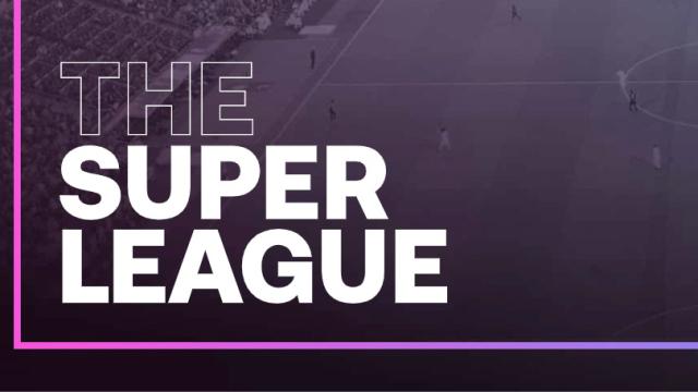 La imagen corporativa de la Superliga Europea de fútbol.