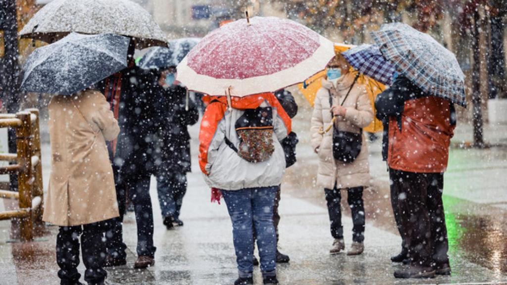 La nieve regresa a Castilla y León