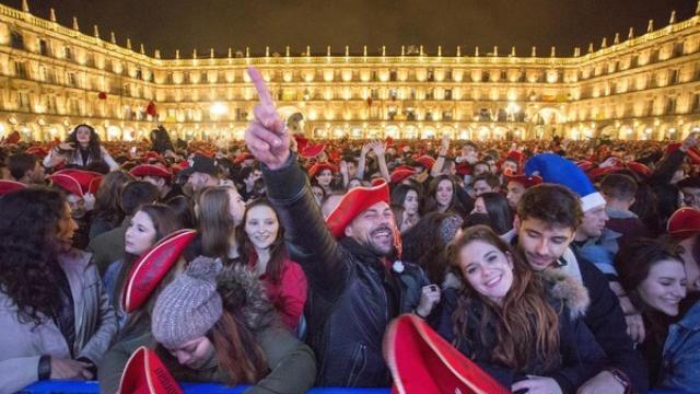 Imagen de archivo de la celebración de una anterior edición de la Nochevieja Universitaria