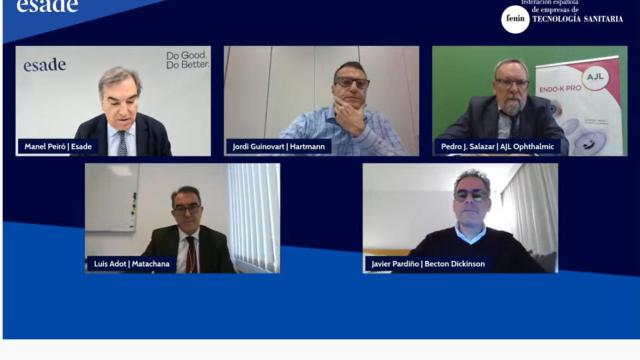 Un momento durante el encuentro organizado por Fenin.