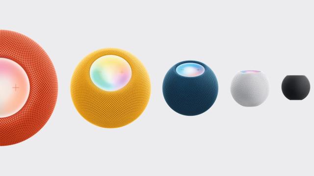 Los HomePod mini de colores