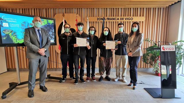 Los ganadores recibieron el reconocimiento en la sede de la Zona Franca.