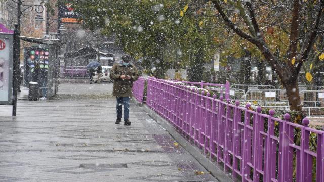 La nieve llega a Valladolid